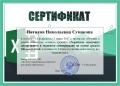 Сетевой тренинг геймификации Microsoft Excel»-Сертификат Сумакова.jpg
